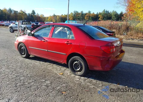 2007 Toyota Corolla Ce из США, поврежденный, VIN JTDBR32E270122796